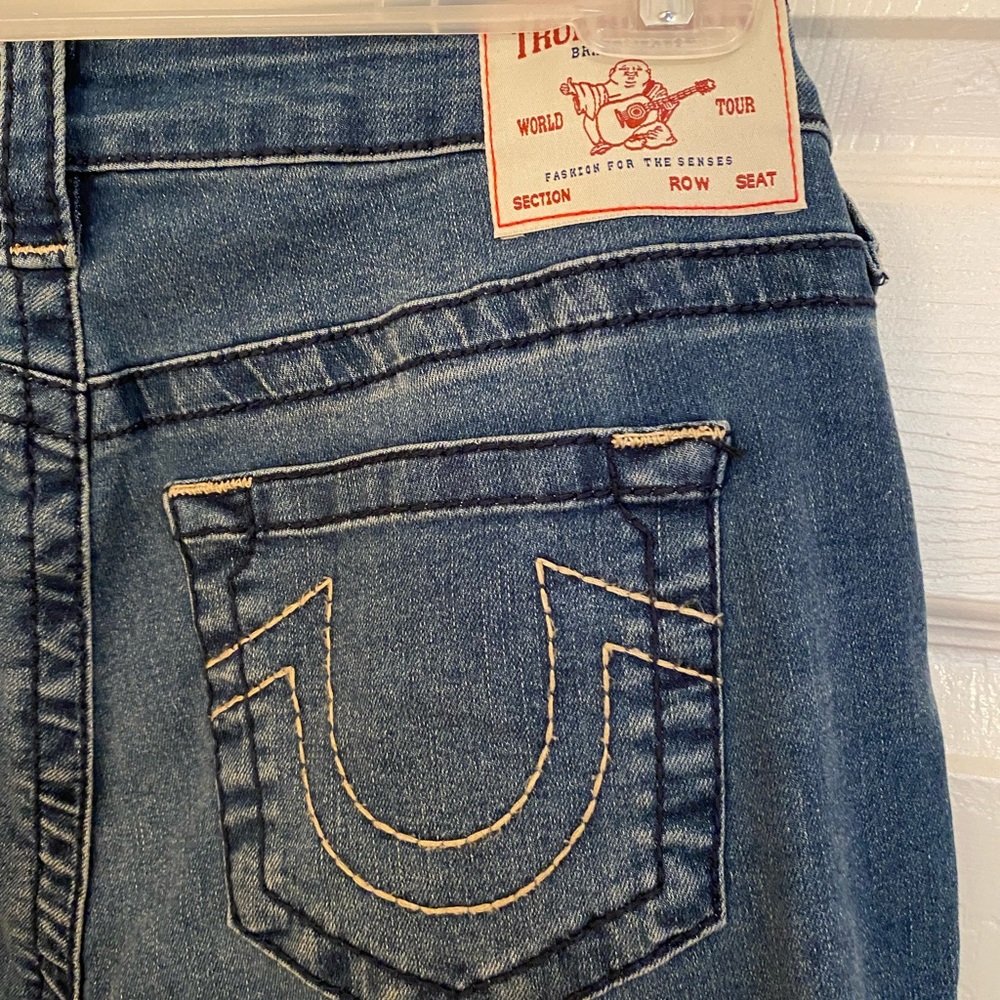 True Religion Jennie Curvy Skinny low rise Jeans 31 12